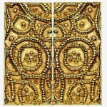 Tirant de porte en bronze finition doré