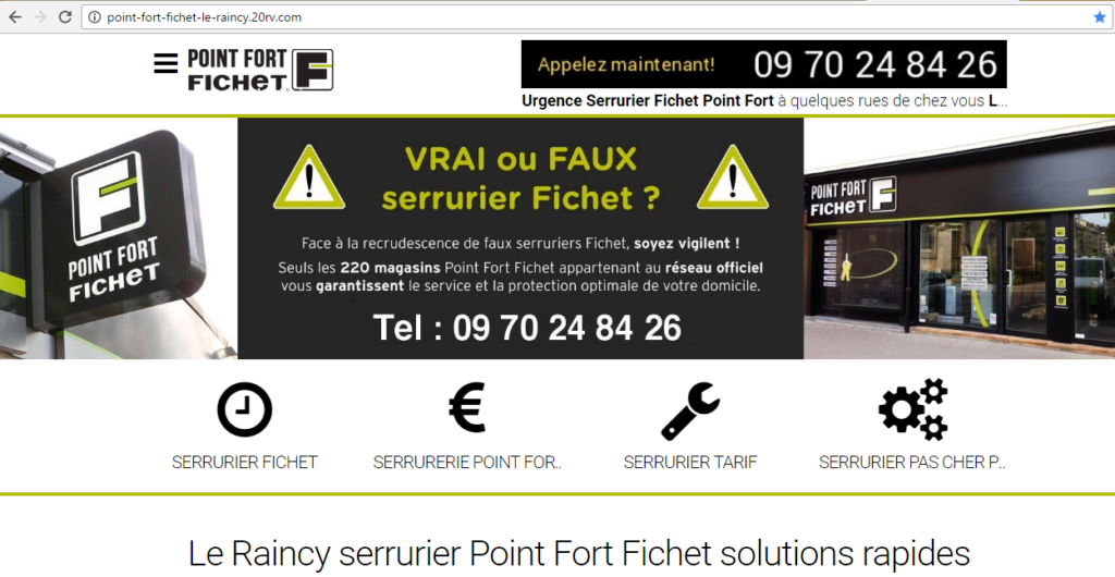 bon serrurier paris fichet 