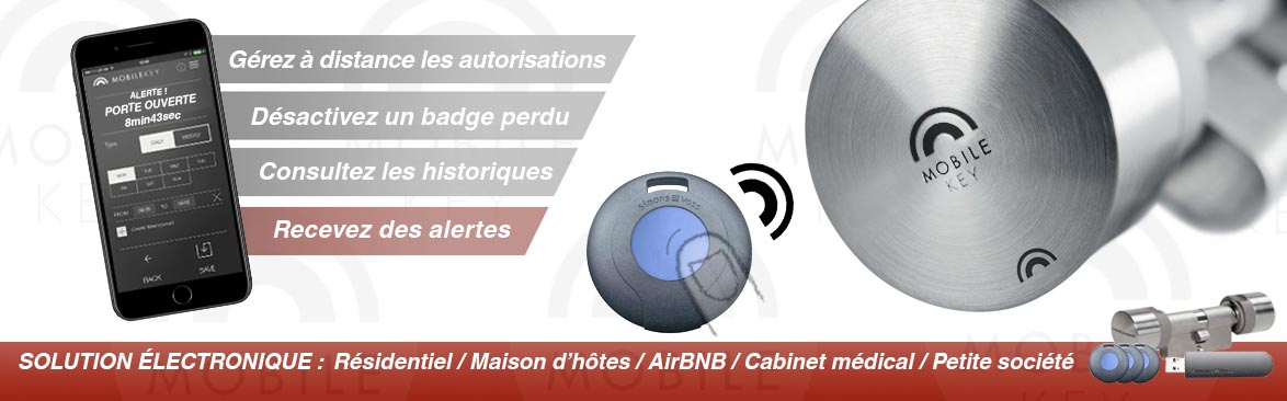 Cylindre électronique MobileKey