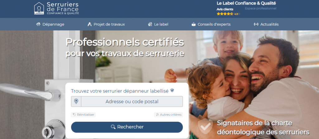 portail label serruriers de france